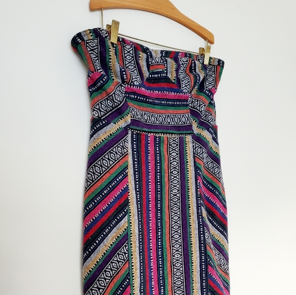 Urban Outfitters vintage strapless woven dress - Picture 3 of 6